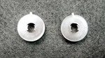 Fisher New Old Stock Knobs Bass/treble Inside Half 600-T 700-T Solid State Amps. Fixed Price $11.95.