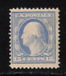 Us Stamp Scott # 382 Pale Ultramarine 15CENT Washington - Mint Og. Fixed Price $105.00.