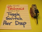 Technics SSL151 Power Display Toggle Switch SA-505 SA-404 Stereo Receiver. Fixed Price $10.97.
