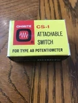 Ohmite CS-1 Attachable Spst Switch For Type Potentiometers Amp 125 Volts. Fixed Price $8.49.