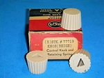 Vintage Rca 77719 Control Knob & Spring - Creamy Beige Plastic Nos. Fixed Price $9.99.
