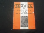 1937 February Service Magazine- Monthly Digest Of Radio & Allied Maint. 433A. Fixed Price $30.00.