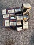 Vintage Mallory & Electrolytic Capacitors Lot Of 14 Nos FP125 FP207 WP300. Fixed Price $195.00.