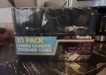 Randix VCC-10 Video Cassette Tape Storage Case Pack Vcr Vhs Beta Vintage Box. Fixed Price $20.00.