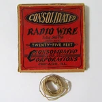 Consolidated Sta-put Radio Wire Chicago Partial Roll White. Fixed Price $9.45.