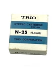Trio N-25 Cartridge Stylus Needle 0.5MIL Kenwood Turntable Brand New Sealed. Fixed Price $49.97.