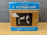 Vtg Realistic Power Horn Trumpet Speaker 40-1239 8 Ohms 15 Watts Blue With Box. Fixed Price $29.99.