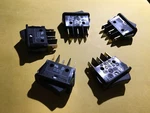 5-LOT Hafler 9000-SERIES Transnova Lited Power Switch (black) Nos Part# SWH-152B. Fixed Price $39.00.