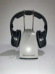 Sennheiser Rs 120 Hdr Rf Wireless Headphones With Dock Tested Working Tv System. Fixed Price $64.95.