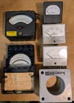 Vintage Westinghouse Analog Lot Ac Ammeters Milliammeter 100:5 Ct GC1-101. Fixed Price $59.95.
