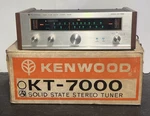 Vtg Kenwood KT-7000 Fm Am Stereo Tuner Exct W/ Org Box Tested Euc Japan 60S. Fixed Price $450.00.