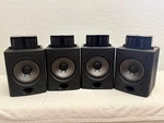 Audiophile Linaeum Ribbon Bookshelf Speakers Black Tested Each Rca 40-5007. Fixed Price $57.50.