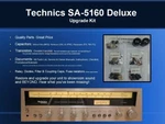 Technics SA-5160 Receiver Deluxe Upgrade Kit Genuine Parts Restoration. Fixed Price $59.95.