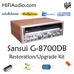 Sansui G8700 Db Capacitor Rebuild Restoration Recap Upgrade Kit Repair Filter. Fixed Price $225.00.