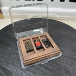Turntable Cartridges Headshell Sled Display Walnut Dual Garrard Bic Bsr. Fixed Price $44.00.