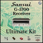 Sansui G-5700 Receiver Ultimate Upgrade Kit Genuine Parts Restoration Guarantee. Fixed Price $130.00.