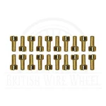 Gold Face Plate Screws For Zenith Locking Knock Off Spinner Caps Lowriders. Fixed Price $100.00.