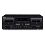 Teac: W-1200 Double Cassette Deck Player (W1200B) Black. Fixed Price $599.99.
