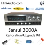 Sansui 3000A Rebuild Restoration Kit Repair Filter Capacitor Upgrade. Fixed Price $185.00.