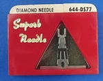 Stylus Needle Astatic N564-SD, For 644-DS77 Replaces Rca 110020 110022 2907DS. Fixed Price $19.95.