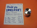 Onkyo 28320237 Bass Treble Knob TX-2500 Mk Ii TX-4500 Stereo Receiver. Fixed Price $9.32.