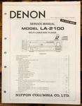 Denon LA-2100 Laserdisc Ld Player Service Manual *original*. Fixed Price $29.97.