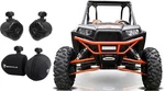 (2) Rockville RWB90B 8" 300W 360 Swivel Tower Speakers+covers For Rzr/atv/utv. Fixed Price $163.95.