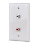 Rca Wall Plate, White 2-PORT With Removable F/f Keystone J.... Fixed Price $19.36.