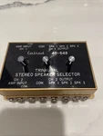 Calrad 40-648 Vtg Trinaural Stereo Speaker Selector Japan 3 Toggles Untested. Fixed Price $26.95.