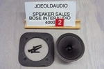 Bose Interaudio 4000 Tweeter, Gasket, Screws. P/n 117665 Tested With 60 Watt Amp. Fixed Price $36.99.