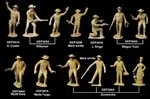 Marx Tv Western Character Figures Plastic Wtoy Soldiers Playsets. Fixed Price $24.90.