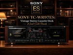 Sony TC-WR97ES Rare Vintage Stereo Cassette Deck Wood Side Panels. Fixed Price $3999.00.
