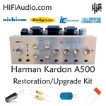 Harman Kardon A500 Restoration Kit Upgrade Recap Filter Capacitor Rebuild. Fixed Price $165.00.