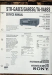 Sony STR-GA8ES -GA9ESG TA-VA8ES Receiver Service Manual *original*. Fixed Price $24.97.