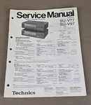 Technics Stereo Integrated Amplifier SU-V77/V97 Service Manual D-4517. Fixed Price $54.95.