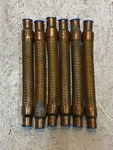 Of Packless VAF-4X7 Vibration Absorber Brass Braid Tube Ferrules (6 Qty). Fixed Price $85.73.