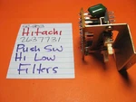 Hitachi 2637731 Push Switch Assembly High Low Filter SR-803 Stereo Receiver. Fixed Price $9.98.