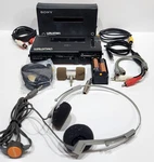 Sony Walkman Professional WM-D6 Stereo Cassette Corder Bundle W/ Mdr Headphones. Fixed Price $850.00.