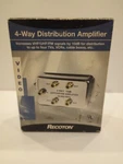 Recoton V312UL 4-WAY/4-OUTPUT Video Distribution Powered Amplifier Open Box. Fixed Price $10.99.