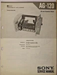 Sony Betamax Videocassette AG-120 Auto Changer Troubleshooting Service Manual. Fixed Price $19.99.