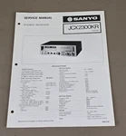 Sanyo Stereo Receiver Jcx 2300KR Service Manual D-4058. Fixed Price $74.95.