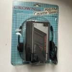 Nos Crown Personal Cassette Player CS-22A. Fixed Price $95.00.