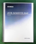 Yamaha HTR-5650 / HTR-5640 Instruction Manual: 66 Pages & Protective Covers!. Fixed Price $18.95.