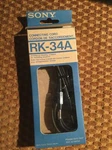 Nos New Old Stock 1979 Sony RK-34A Connecting Cord Stereo. Fixed Price $25.00.