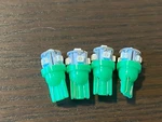 Pioneer SX-1050 Led Light Bulbs SX-850 SX-950 4 Cyan Sea-green Wedge Lamps. Fixed Price $7.00.