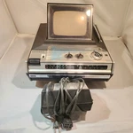 Vintage Panasonic Model No. TR-425R Portable Flip Transistor Tv Works. Fixed Price $69.99.
