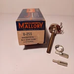 Mallory U-255 Control 2.5 Meg Ohm " Shaft New Old Stock. Fixed Price $10.00.